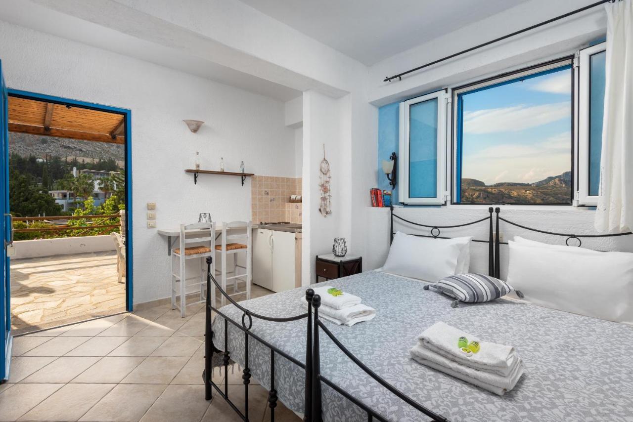 Agnanti Beach Apartments Archangelos  Ngoại thất bức ảnh