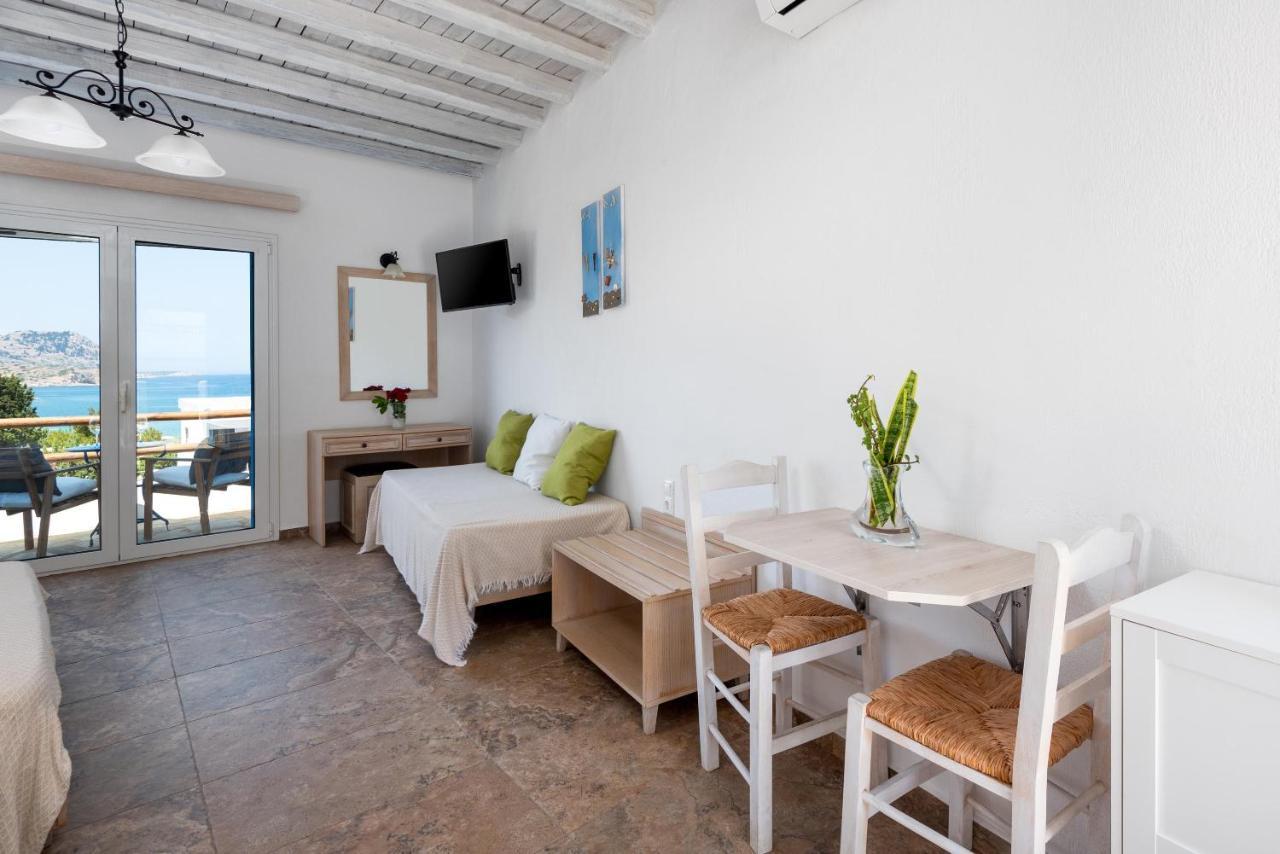 Agnanti Beach Apartments Archangelos  Ngoại thất bức ảnh