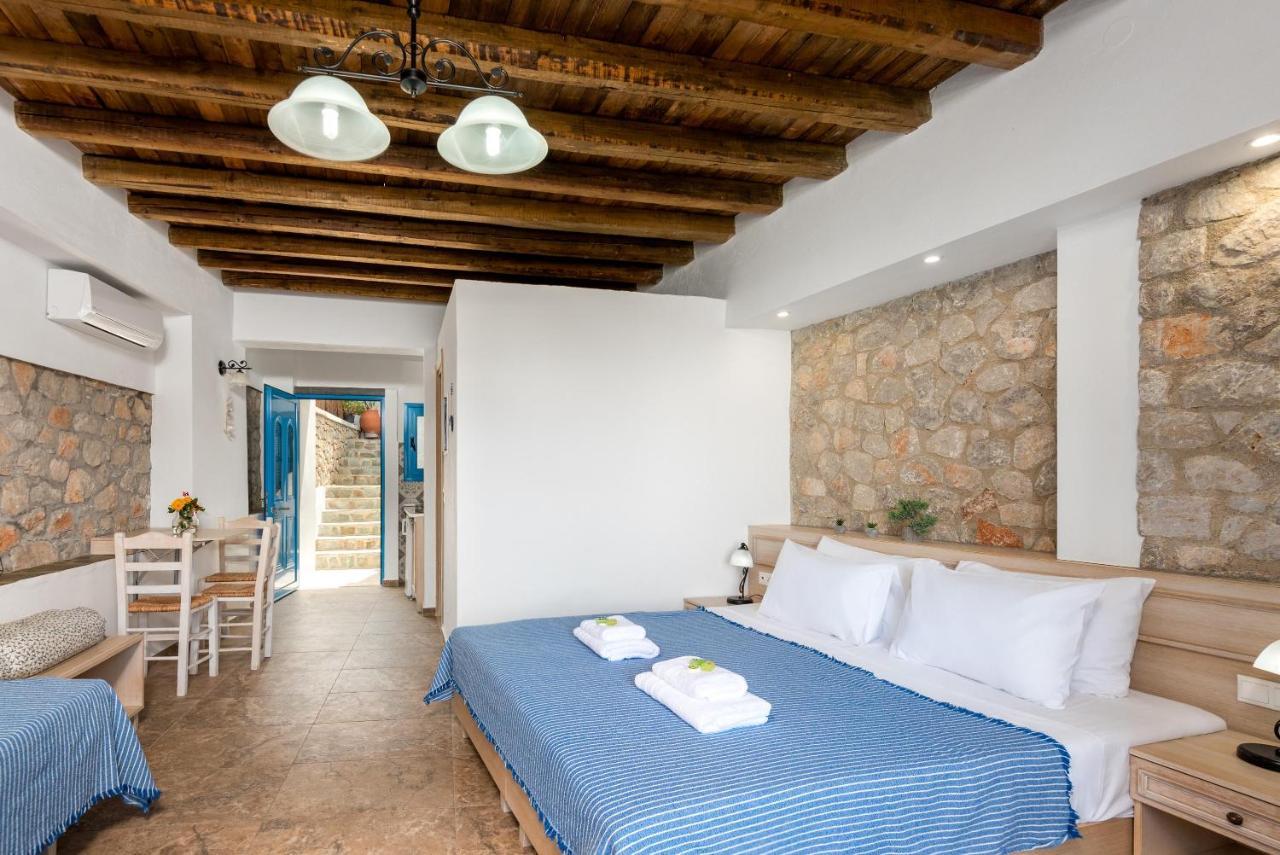 Agnanti Beach Apartments Archangelos  Ngoại thất bức ảnh
