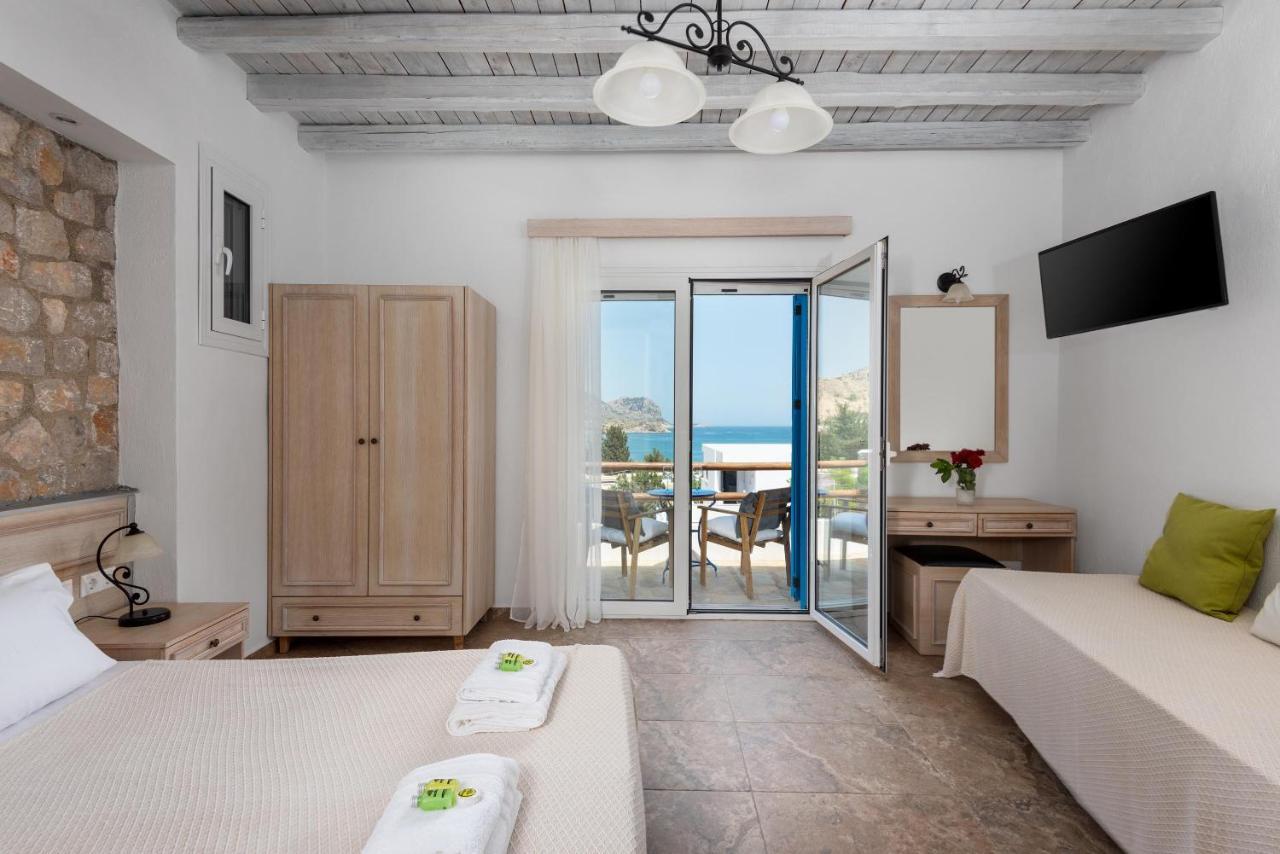 Agnanti Beach Apartments Archangelos  Ngoại thất bức ảnh